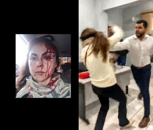 Vídeo mostra procurador espancando brutalmente colega de trabalho 